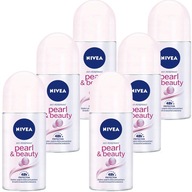 Nivea Pearl & Beauty Dezodorant roll on 6*50ml