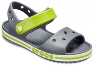 Crocs Bayaband Sandal Kids 205400-025 szare C8 24-25 sandały sandałki
