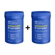 2x ForMeds Bicaps B Complex čistý vitamín v kapsuliach 120 kapsúl