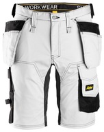 Spodenki robocze spodnie krótkie Snickers Workwear 6141 białe 48