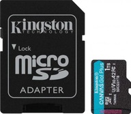 Kingston microSDXC Canvas Go! Plus karta 1TB 170R A2 U3 V30 + adaptér