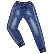 SPODNIE jeans JOGGERY F26 r 10 - 134/140 cm