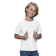 Detské tričko T-SHIRT JHK KLASIKA biela 134