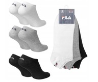 Skarpetki FILA 3PAK stopki classic/multi roz. 39/42 białe,szare,czarne 3szt