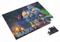 Puzzle + MENO + krabička Šmolkovia Smurf A4 35 el. '2