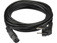 Kabel Zasilający Do Komputera PC UPS LCD Wtyczka IEC320 C13 10A Czarny 10M