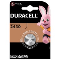 1x Bateria Guzikowa Pastylkowa DURACELL CR2430 DL2430 Litowa 3V