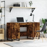 Písací stôl dymový dub 140x50x75 cm materiál na báze dreva