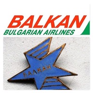 BALKAN AIRLINES odznak pin letecké spoločnosti BLUE