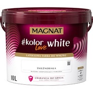 Farba lateksowa MAGNAT #kolorLove White Biały 10L