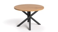 DSI-nabytok Dubový stôl ASTEL 110 dub masívny okrúhly do kuchyne jedáleň obývacia izba
