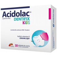 Výživové doplnky pre deti Acidolac Dentifix Kids tablety na cmúľanie