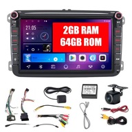 RADIO 2DIN ANDROID VW GOLF 5 V 6 VI PASSAT B6 B7 TIGUAN SKODA SEAT 2GB/64GB