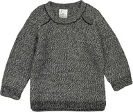 Zara Dziecięcy Chłopięcy Grafitowy Szary Melanżowy Sweter Sweterek 122 cm