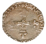 1/4 ecu 1582 Henrik Bálint Franciaország Rennes