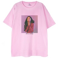 T-shirt Olivia Rodrigo różowa koszulka XS