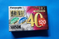 KAZETA PRE VHS-C KAMERY Panasonic XG40 Super HG 40 /120 min