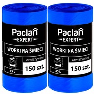 2x Paclan worki na śmieci 35l 150 szt.