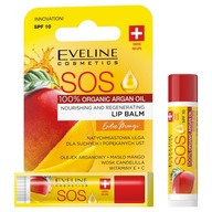 EVELINE SOS Lip Balm 100% Organic Argan Oil Balsam do ust odżywczo-regeneru