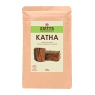 Sattva Herbal Hair Mask ziołowa maseczka do włosów Katha 100g P1