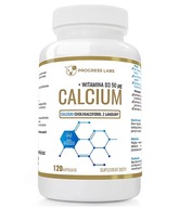 PROGRESS LABS CALCIUM 1000 mg + VIT.D3 2000 IU-120 kapsúl