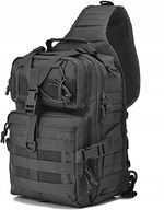 Vojenský batoh s taktickou taškou cez rameno