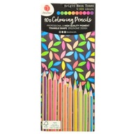 Ceruzkové ceruzky trojuholníkové neónové 10 farieb