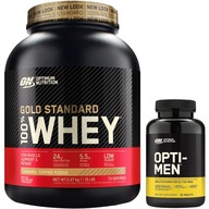 100% WHEY GOLD STANDARD 2280g SRVÁTKA + MULTIVITAMINY Opti Men 90tabs