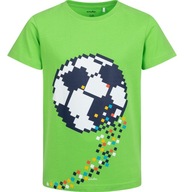T-shirt chłopięcy Koszulka dziecięca Bawełna zielony 110 Podaj piłkę ! Endo