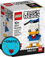 LEGO BrickHeadz 40377 Kaczor Donald + 2 x brelok LEGO - GRATIS