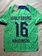 Koszulka Wolfsbrurg 22/23 JAKUB KAMIŃSKI autograf