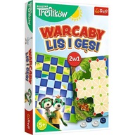 Gra Warcaby / Lis i Gęsi - Rodzina Treflików 02301