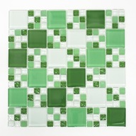 Sklenená mozaika náplasť-vy: 300x300 mm: AL 9284