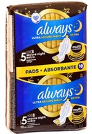 Always podpaski Ultra na noc Protect Plus DUO 10 szt