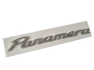 Emblemat napis do Porsche Panamera Silver Glossy