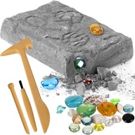 Kryštálová baňa Vykopávky diamantov Malý archeológ