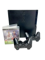 KONSOLA SONY PLAYSTATION 3 SLIM 320 GB CECH-3004B + 2 PADY + FIFA 16