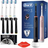 SADA ORAL-B PRO 3 3900N DVE ELEKTRICKÉ KEFKY + DOPLNKY