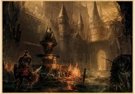 50x70 Obrázok plagát Klasická hra Dark Souls 3 dekoratívna maľba na plátno