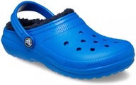 Dziecięce Ocieplane Buty Chodaki Crocs Classic Lined 207009 Clog 23-24