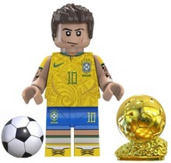 Figúrka futbalových kociek Neymar + Zlatá lopta