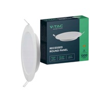 Panel LED V-TAC Wpuszczany Premium Downlight 12W Okrągły fi170 6500K 1200lm