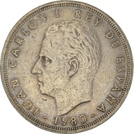 Moneta, Hiszpania, Juan Carlos I, 25 Pesetas, 1981