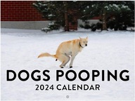 Kalendarz wydalania psów na rok 2024 | Śliczny miesięczny kalendarz