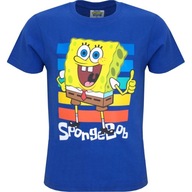 Tričko SpongeBob modré 104