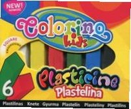 Plastelina kwadratowa Colorino Kids 6 kolorów