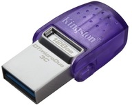 Pendrive KINGSTON DT Duo 3C 128GB USB-C 200MBs USB3.2 SZYBKI MAŁY WYGODNY
