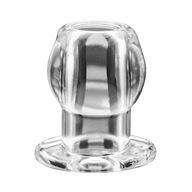 Plug analny podwójny tunel - Perfect Fit Double Tunnel Plug Large Clear Prz