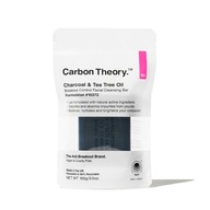CARBON THEORY Charcoal & Tea Tree Oil Oczyszczające Mydło do twarzy Fac