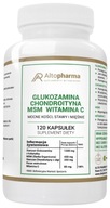 AltoPharma Glukosamín Chondroitín MSM Vit. C 120kaps. Zdravé Kĺby Kosti